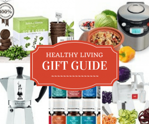 Healthy gift guide! Perfect presents to help everyone on your holiday list live healthier! Click to read more or pin to save for later,