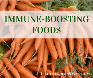 Immune boosting foods to keep you healthy this season! Find out what nutrients you need to keep your immune system humming. Click to read more or pin to save for later.