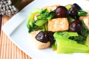 photo of stir fry on plate
