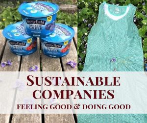 (Sponsored) Feel great about supporting sustainable companies and celebrate #ThWholeYou this spring! Stonyfield and prAna are amazing companies that not only make terrific products, but have a commitment to sustainability. | sustainable companies | eco-friendly products | eco-conscious consumerism |