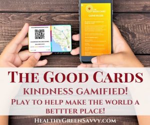 Try the new game that spreads happiness and makes the world a better place! The Good Cards lets you track the ripple effect of your acts of kindness. Check it out and join in! 