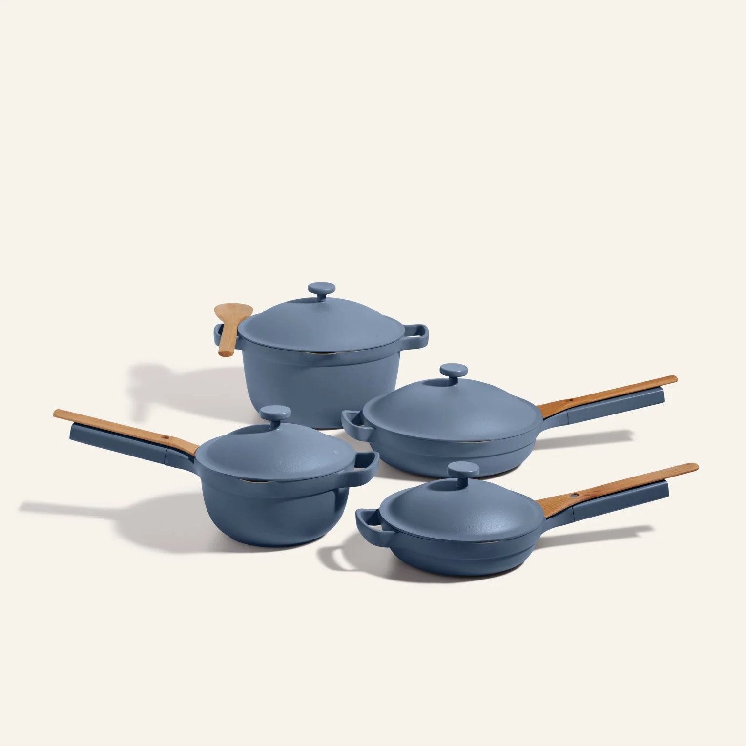 photo of Always Pan set in blue salt color