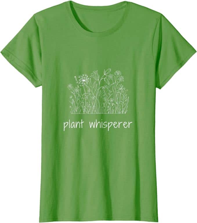 photo of green gardening t-shirt