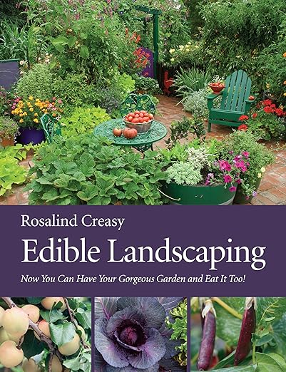 cover of Rosalind Creasy's book, Edible Landscaping