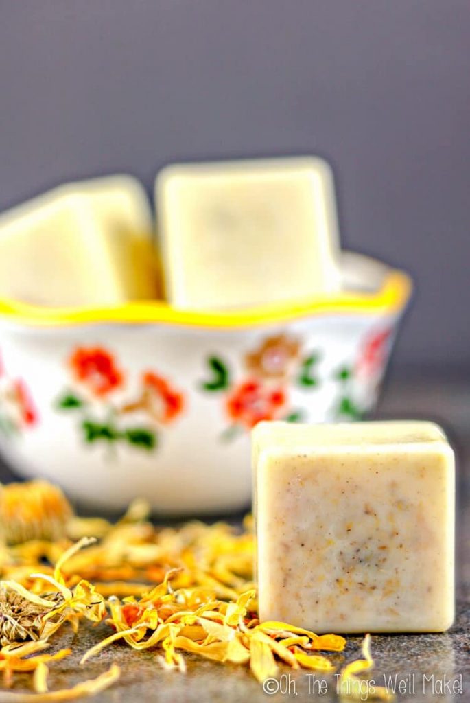 photo of dandelion lotion bars from Oh The Things We'll Make