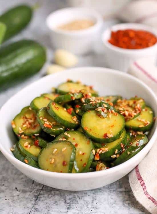 photo of oi muchim salad from Street Smart Nutrition