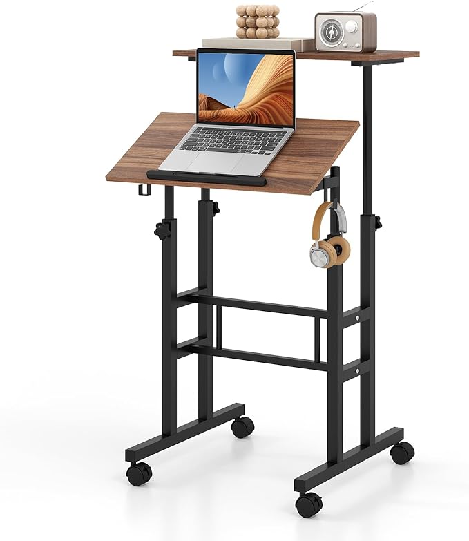 photo of adjustable height desk to use to make DIY treadmill desk