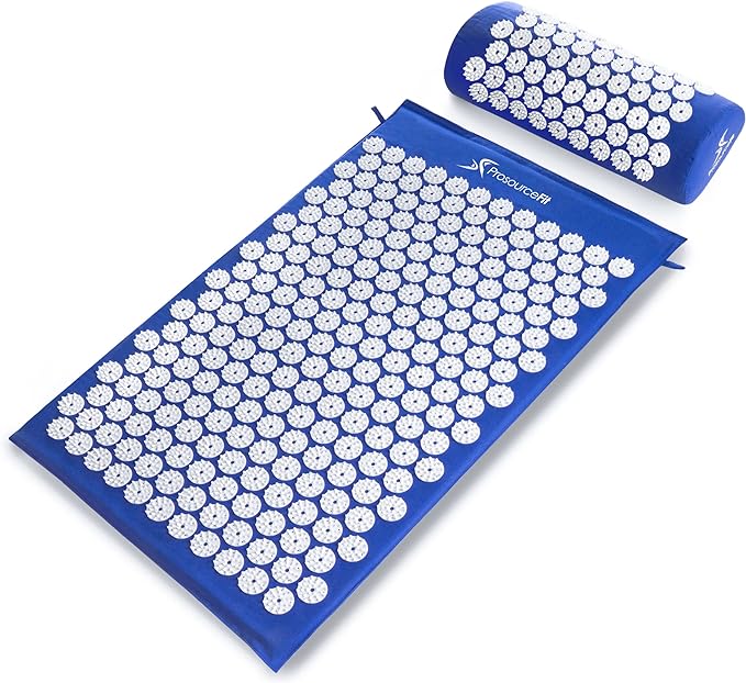 photo of acupressure mat & headrest
