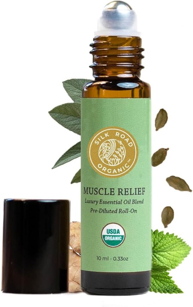 photo of pain relief essential oil roll on