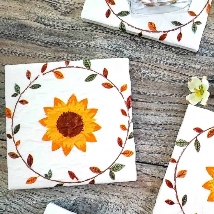 Image for DIY Decoupage Coaster Project