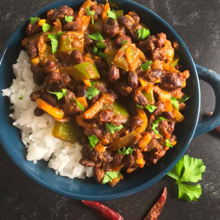 Image for Black Bean Curry Recipe (Vegan, Gluten Free, Dairy Free)