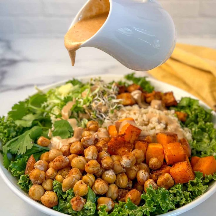Image for High Protein Chickpea Tempeh Bowl
