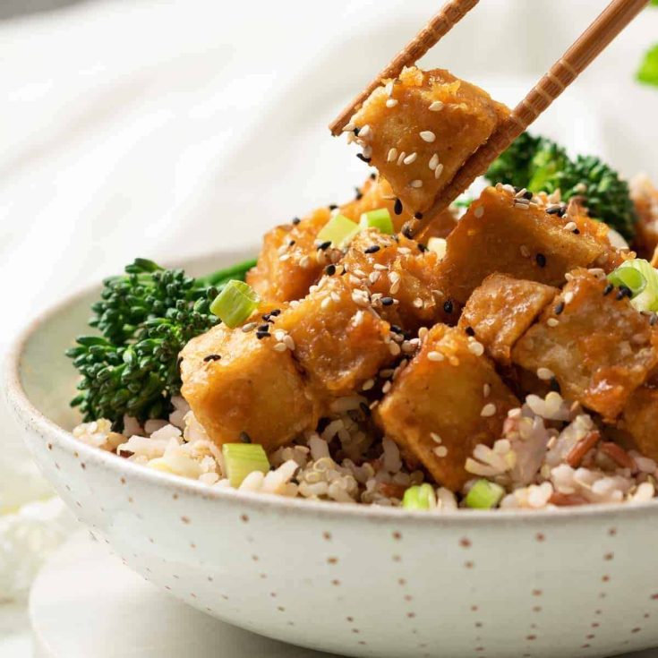 Image for Sticky Miso Tofu- Air Fried or Oven Baked