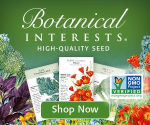 ad banner for Botanical Interests